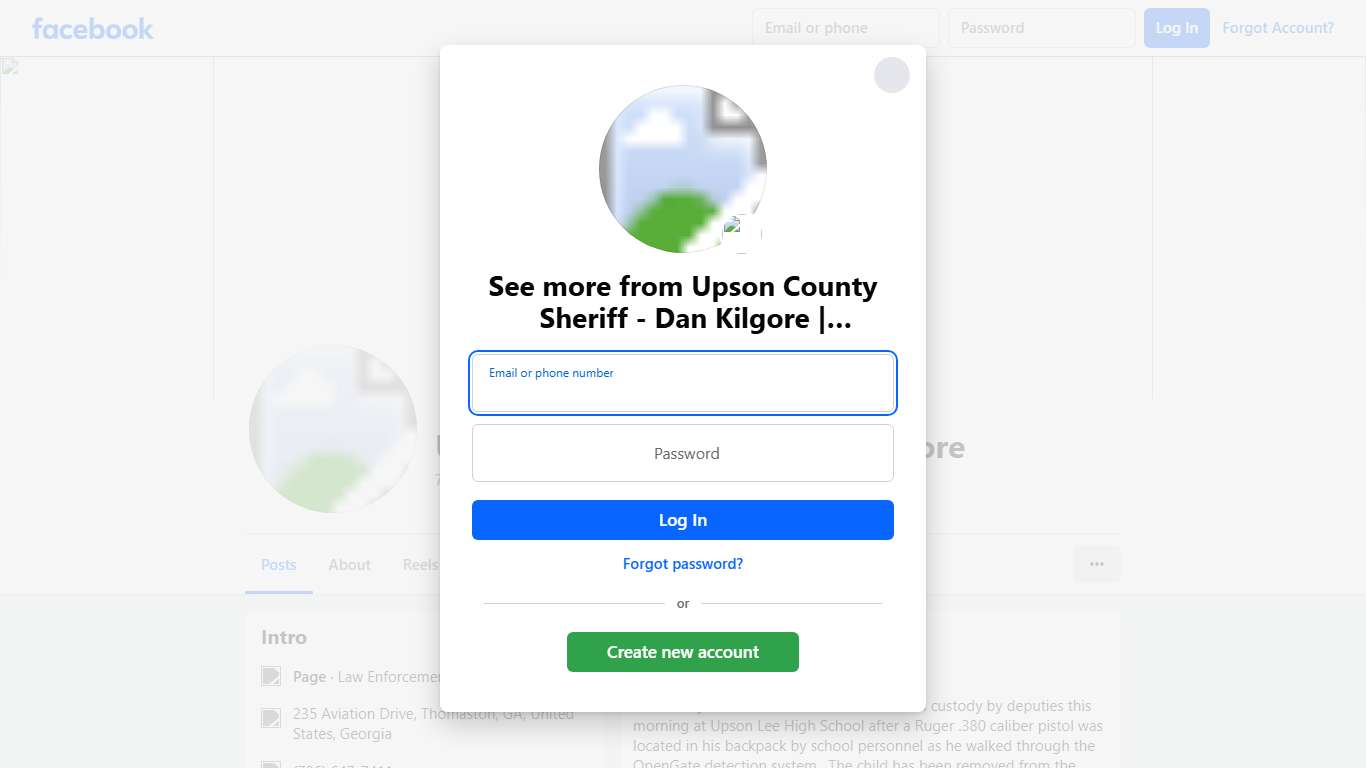 Upson County Sheriff - Dan Kilgore | Thomaston GA | Facebook
